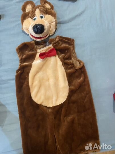 Костюм народный костюм новогодний медведь заяц