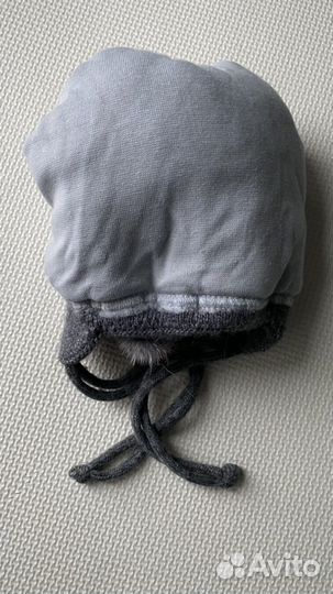 Шапка для мальчика детская зимняя на 6 месяцев