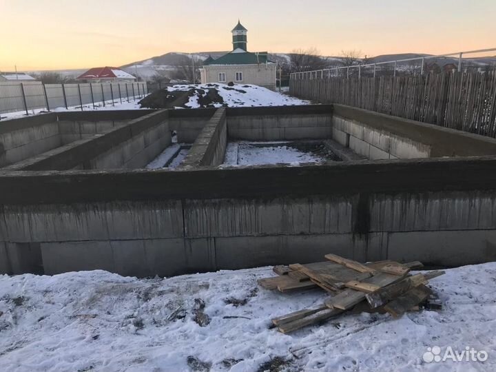 Фундамент плита под ключ заливка Бетонные работы