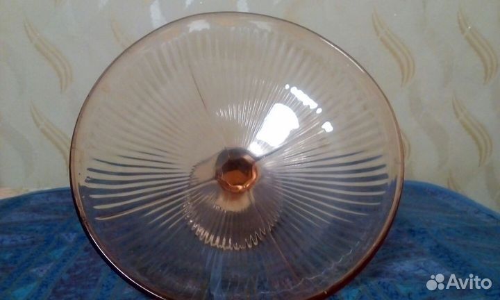 Вазы из карамельного стекла периода СССР