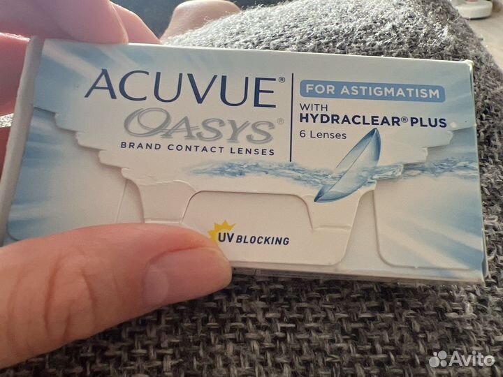 Линзы контактные acuvue oasys for astaigmatism