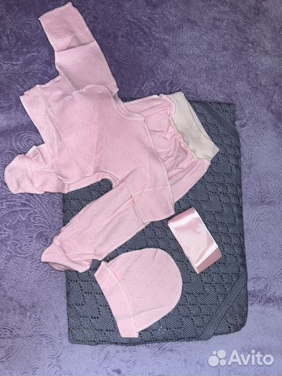 Плед с костюмчиком для новорожденного