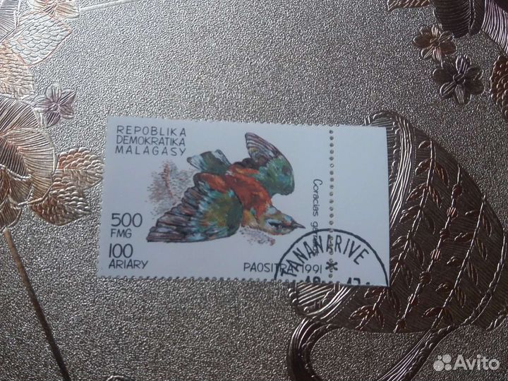 Почтовые марки серии Дикие птицы