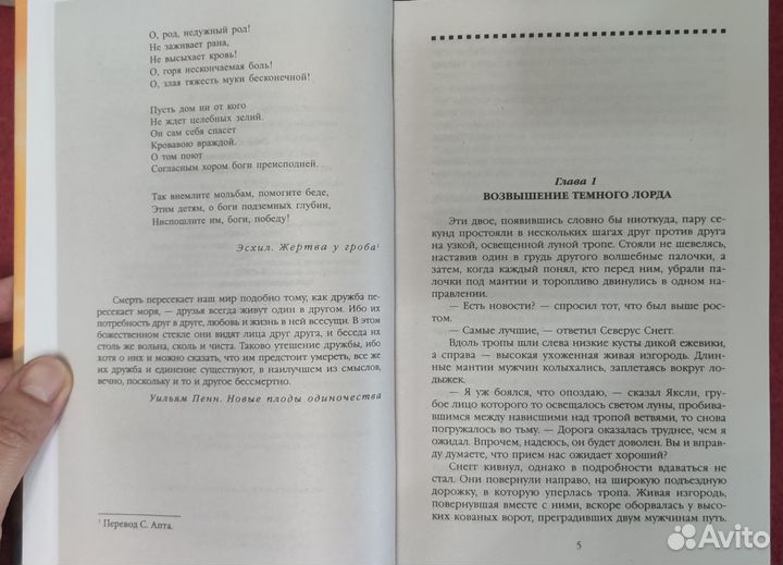 Книга Гарри Поттер и Дары смерти перевод росмэн