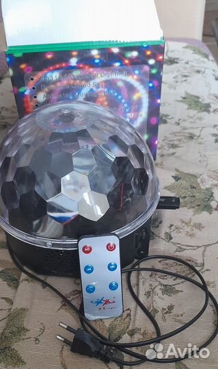 Светодиодный диско-шар MP3 LED Magic Ball Light