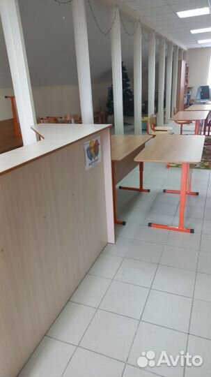 Парты школьные и дошкольные (цветные)