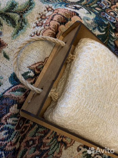 Оренбургский пуховый платок(палантин)