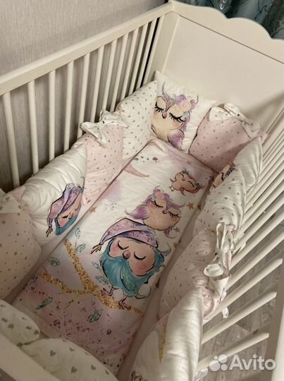 Бортики на детскую кроватку