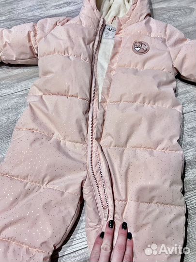 Зимний комбинезон для девочки 80