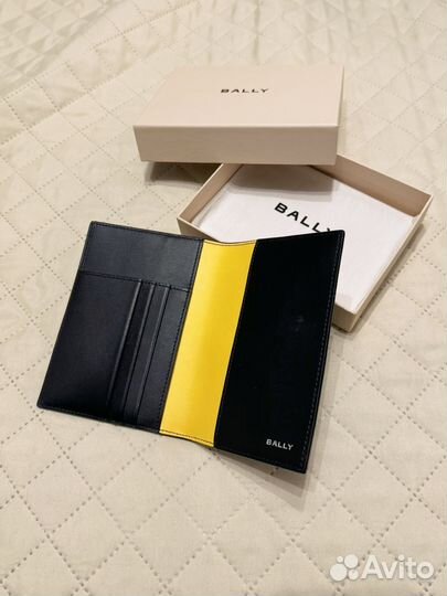 Обложка для паспорта натуральная кожа Bally