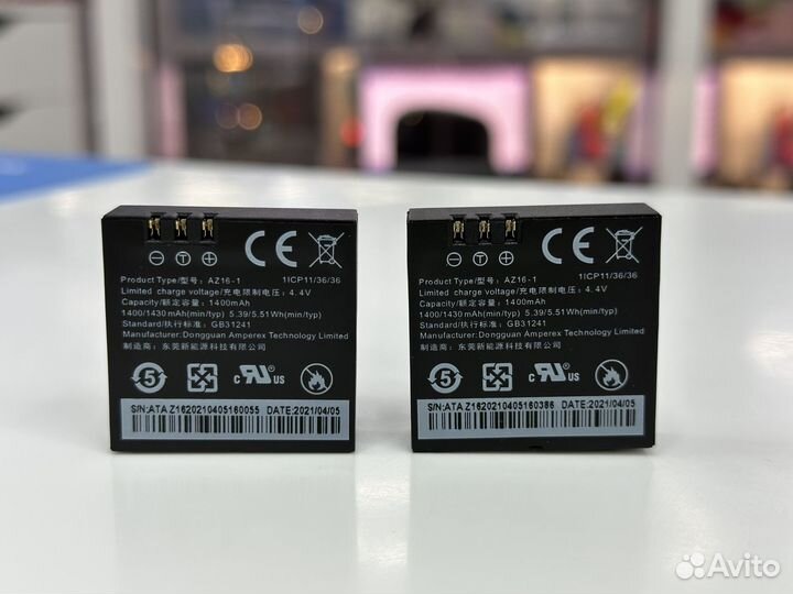 Аккумулятор для Xiaomi Yi 4k / Xiaomi Yi Lite ориг