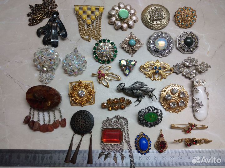 Винтаж. Кулоны. Брошки времён СССР. чсср