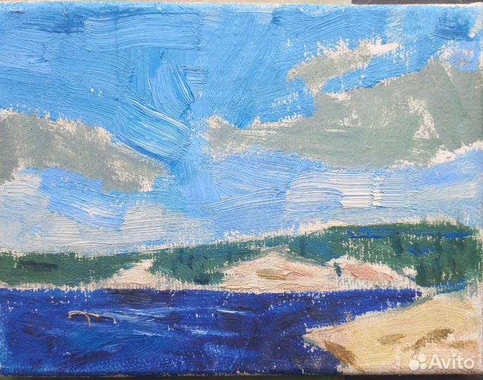 Картина маслом на холсте пейзаж
