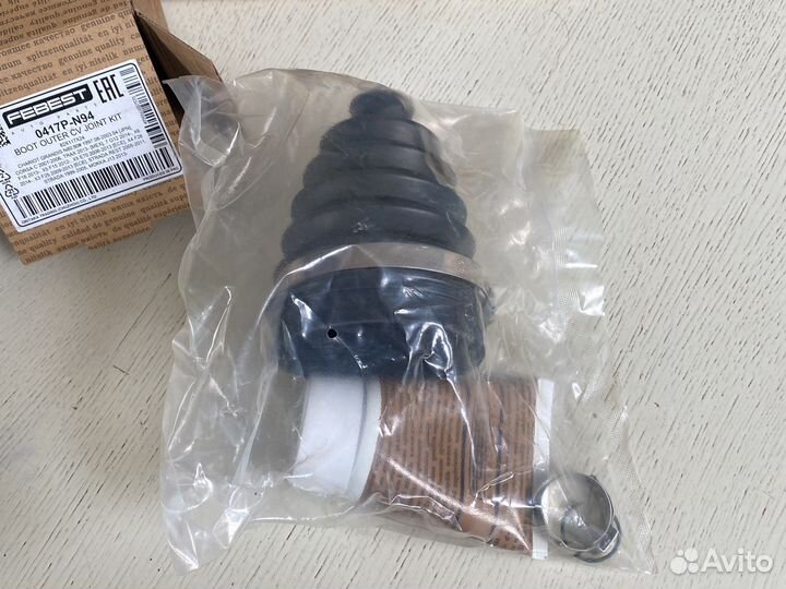 Пыльник шрус наружный комплект PVC 82X117X24