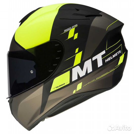 MT helmets Targo Rigel Full Face Helmet Matt Fluor