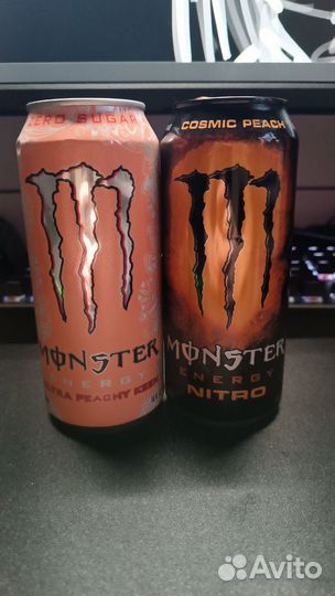 Банки Monster Energy из США