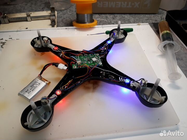 Ремонт дронов, квадрокоптеров, герметизация