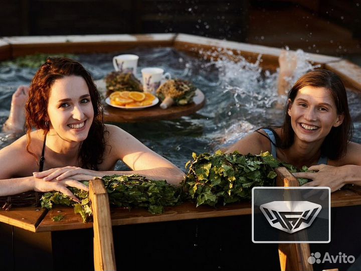 Банный чан на дровах из нержавейки