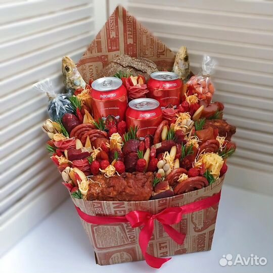 Съедобные букеты для мужчин