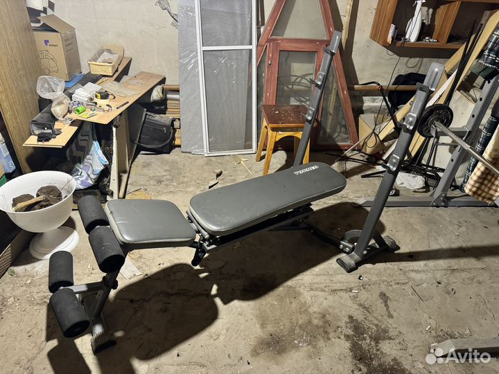 Стойка с лавкой для жима штанги