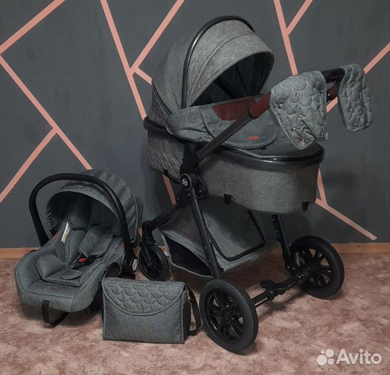 Коляска 3 в 1 Luxmom V9