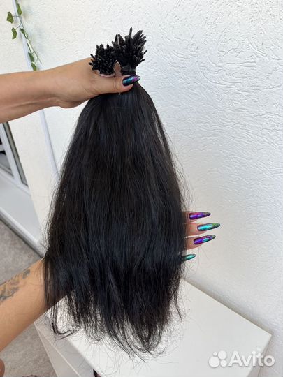 Волосы для наращивания 60 см бу