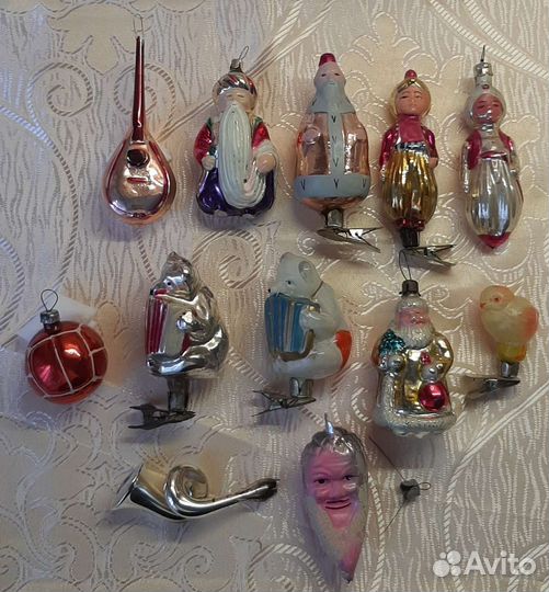 Елочные новогодние игрушки СССР