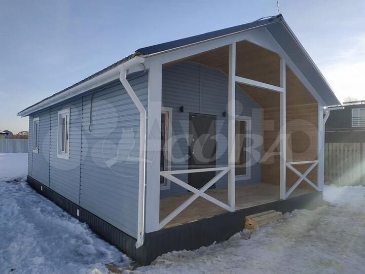 Дача 61,6 м² на участке 8 сот.