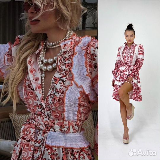 Платье zimmermann хлопок