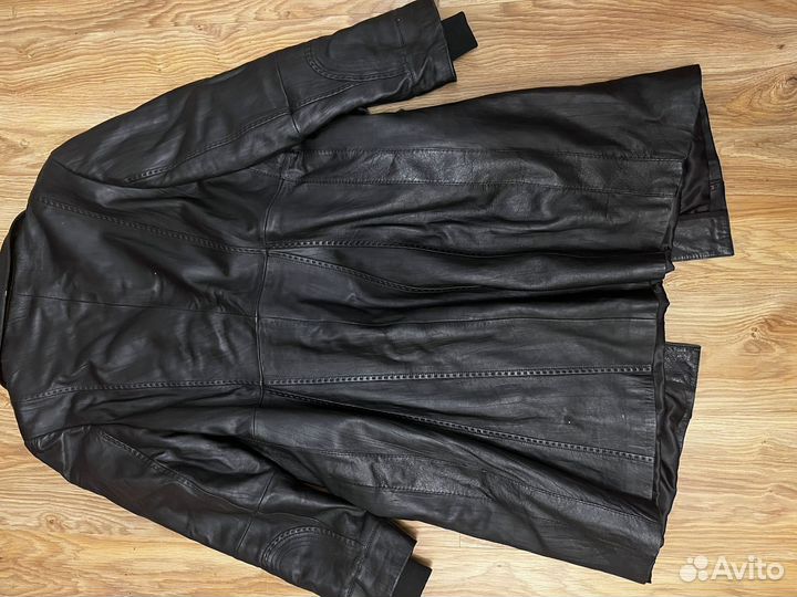 Пальто натуральная кожа 48 размер