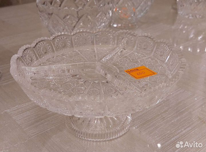 Посуда хрусталь ваза