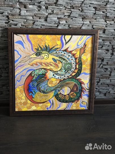 Картина на холсте «Дракон»