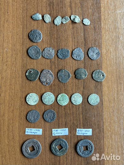 Древние монеты (Баспор,Золотая орда,Османы,Русь)