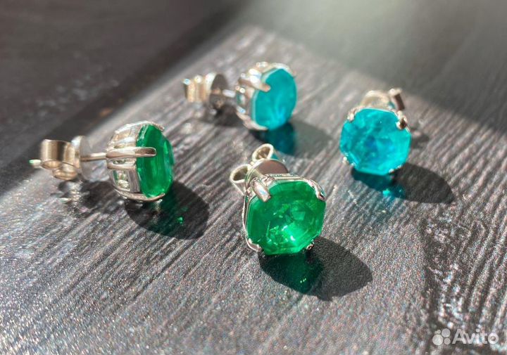 Серьги пусеты Graff Графф