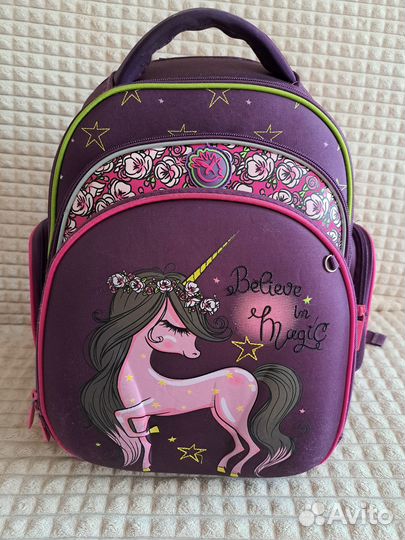 Школьный рюкзак для девочки ортопедический