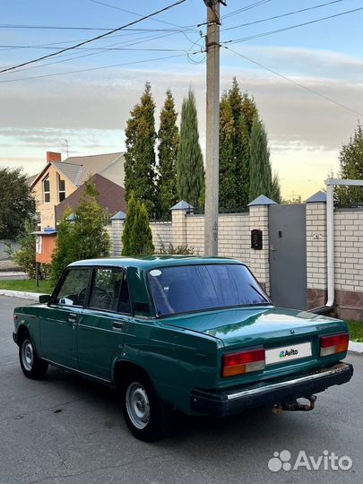 ВАЗ 2107 1.6 МТ, 2003, битый, 89 000 км