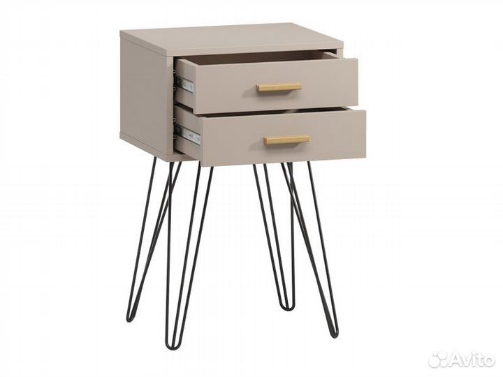 Тумба прикроватная Ивейн-6 Iron Double Latte