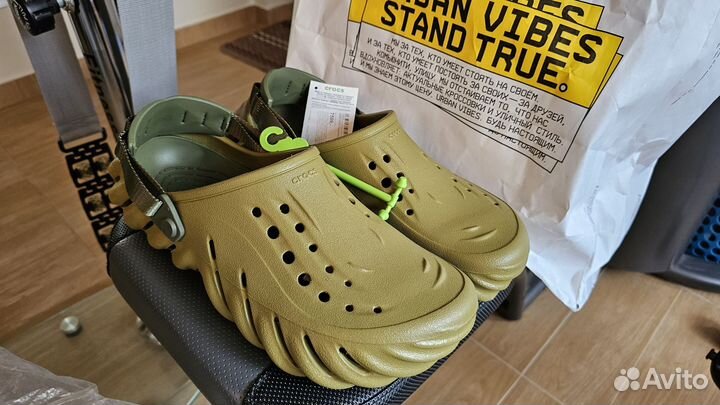 Crocs Echo Clog алоэ клоги сабо мужские 43-44