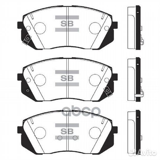 Колодки торм.дисковые Hi-Q hyundai NEW K5 (JF)