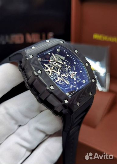 Мужские наручные часы Richard Mille Skeleton RM 35