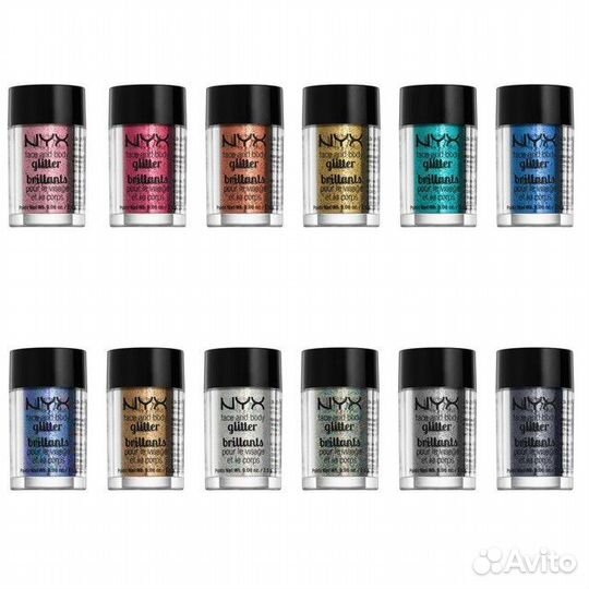 Глиттер для лица и тела NYX makeup face & body