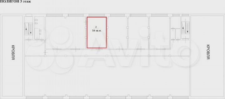 Свободного назначения, с циклорамой, 54 м²
