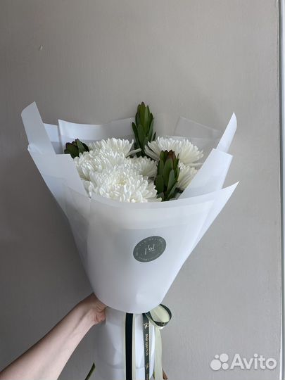 Букет из хризантем