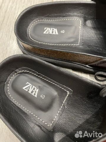 Шлепанцы мужские zara 40