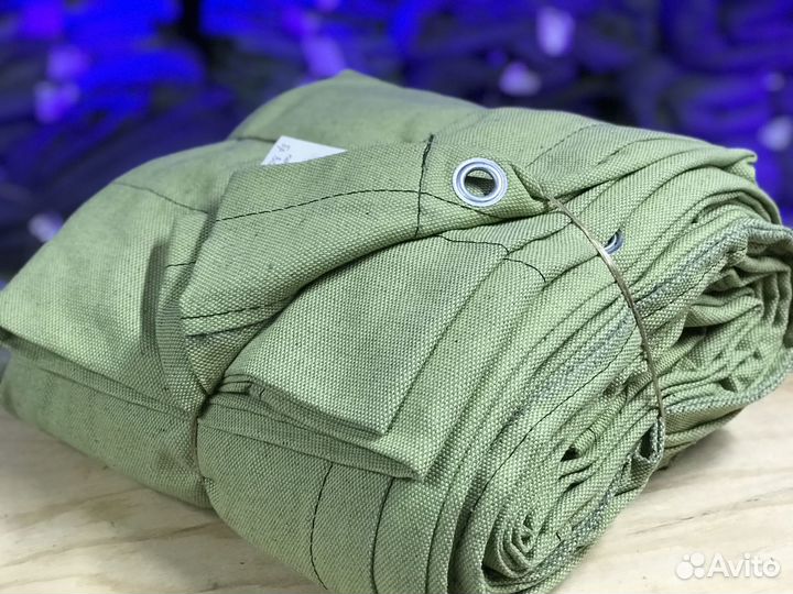 Штора гаражная брезентовая оп400 (4*2,5М)