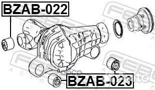 Сайлентблок опоры дифференциала bzab023 Febest