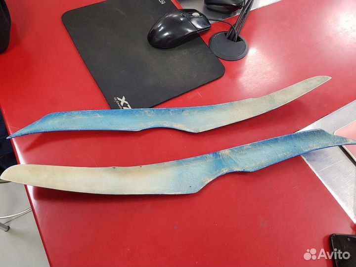 Реснички на фары Subaru Impreza Лиса