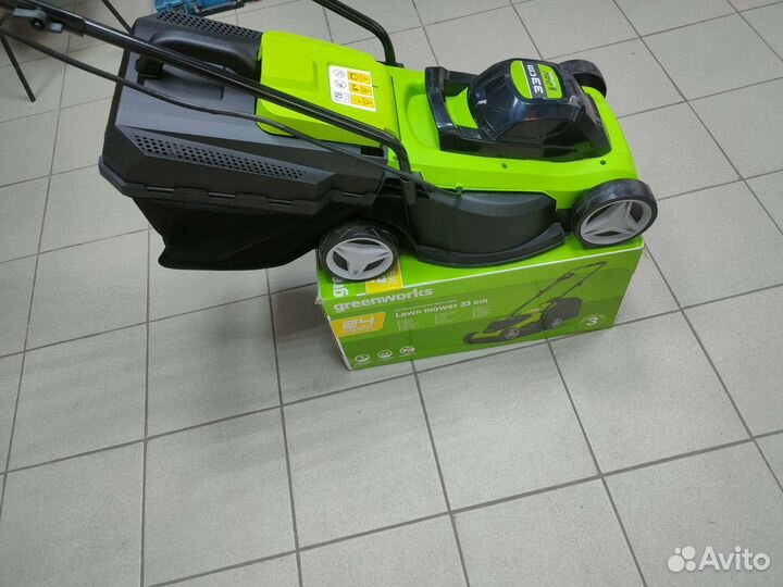 Газонокосилка аккумуляторная Greenworks 24 В