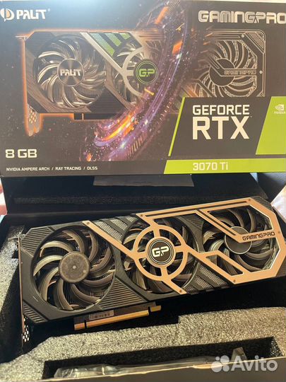 Видеокарта Palit RTX 3070 Ti GamingPro 8Gb