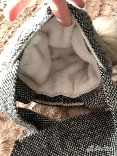 Шапки зимние на девочку 8-12 лет р 54-56